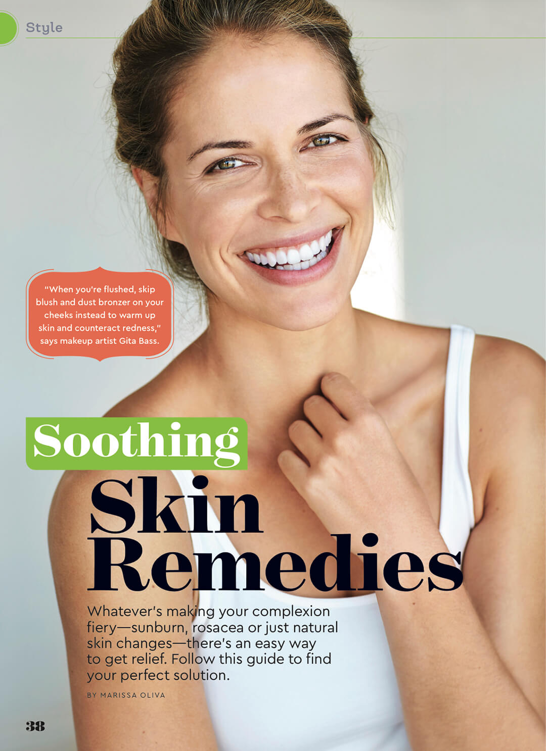 Soothing skin remedies article on Woman's Day Magazine